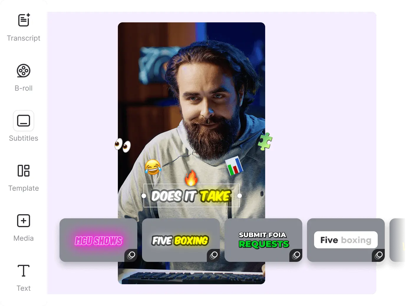 AI Captions + AI Emoji