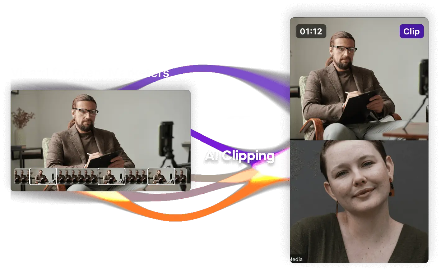 Extract insights from client calls and turn them into clips with a click.